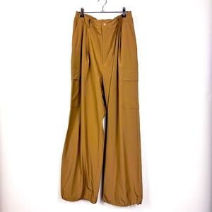 GapFit Camel Cargo Wide Leg Pants